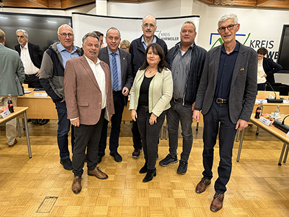 FWG Kreistagsfraktion Ahrweiler bei der Haushaltsberatung 2026
