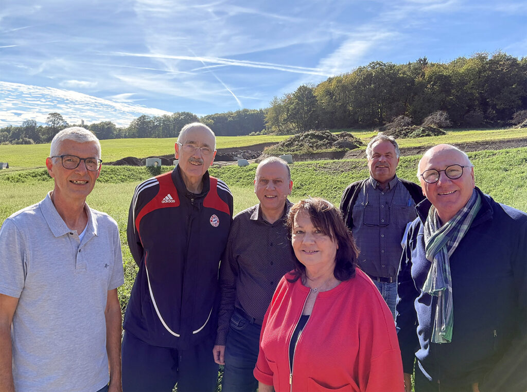 Die FWG Kreistagsfraktion Ahrweiler besichtigt Maßnahmen zur Starkregenvorsorge in Oberdürenbach